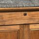 Grand buffet, meuble de toilette ancienne à dessus de marbre XIXe