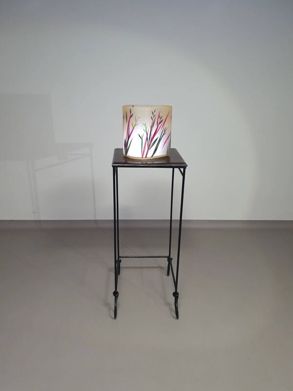 Support à plantes / table d'appoint en fer forgé
