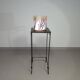 Wrought iron plant stand / side table