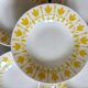 Set of 5 deep plates Lys Digoin Sarreguemines