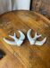 Pair of plaster swallows