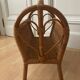 Vintage bamboo rattan magazine holder 70s