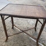 Bamboo and rattan table 1900