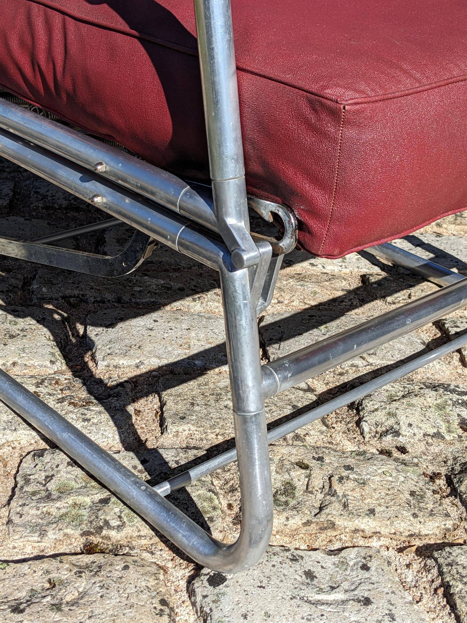 Modernist armchair by F. CARUELLE