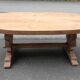 Oval farmhouse table