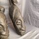 Ancient Pair Mask Helmet Dogon Bambara Mali Ceremony Ritual