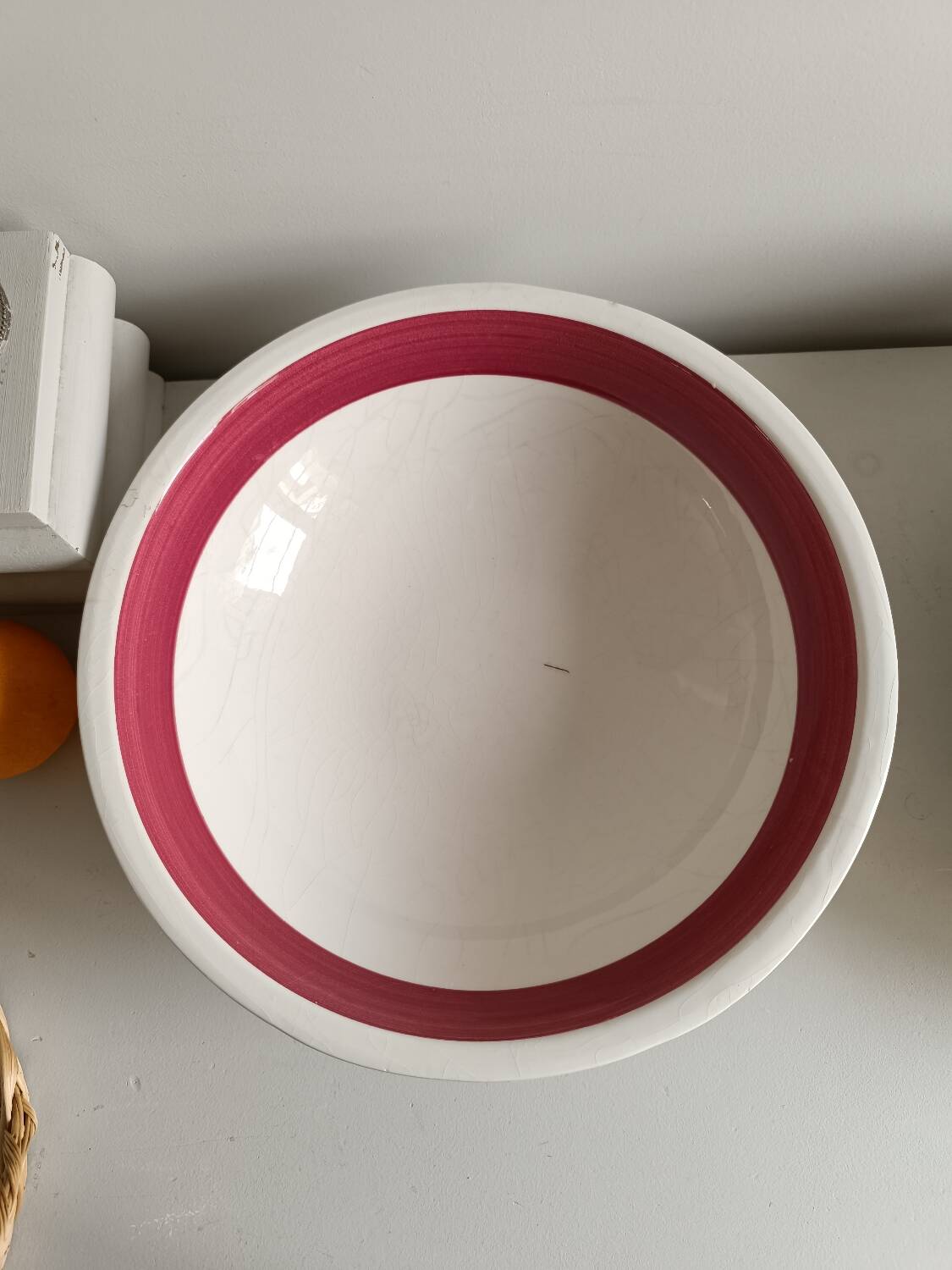 Large ceraminter salad bowl