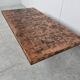 Vintage copper plated brutalist coffee table, 1970s