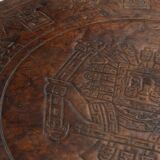 Angel Pazmino round coffee table Muebles de Estilo Ecuador 1960