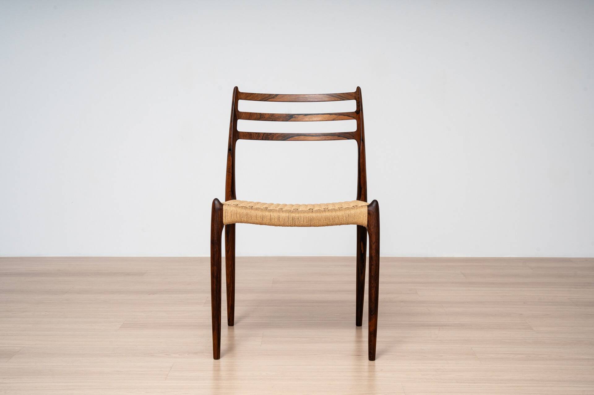 Niels Otto Møller Model 15 Dining Table with Six Model 78 Chairs, J.L. Møll
