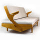 Restored Mid-Century Convertible Sofa from Opp Drevovyroba, 1970s