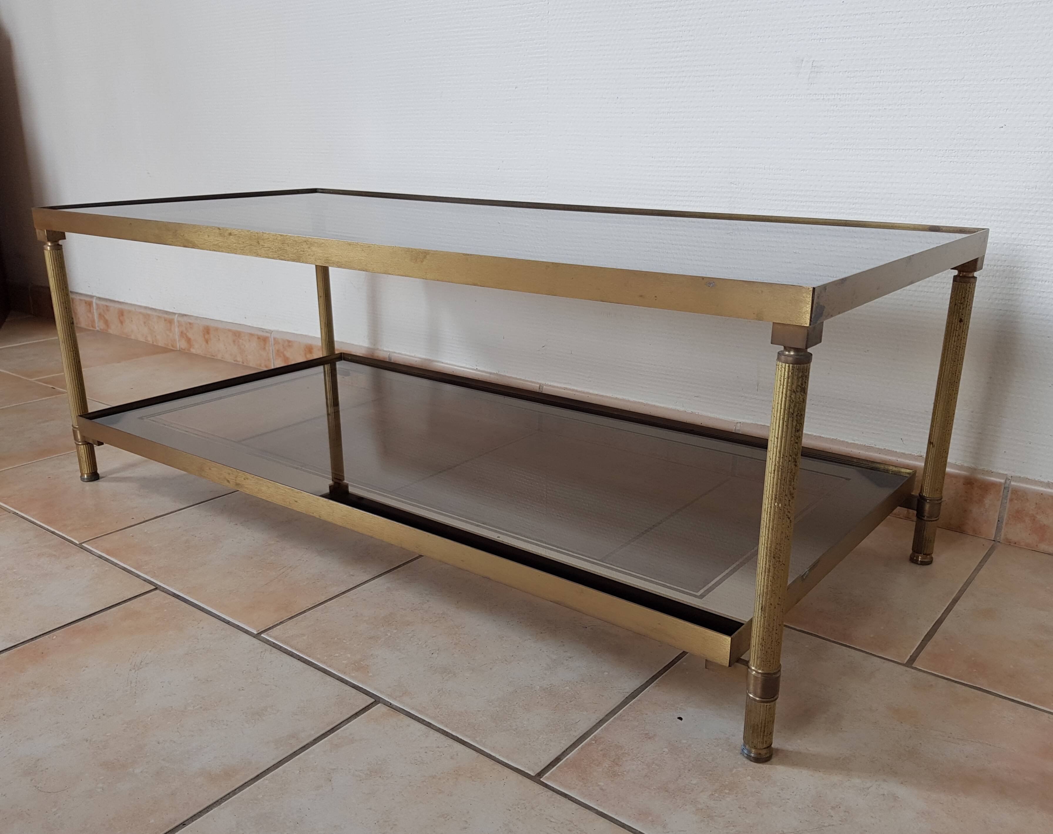 Brass coffee table 1950
