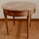 Louis XVI style pedestal table in mahogany and 20th century veneer