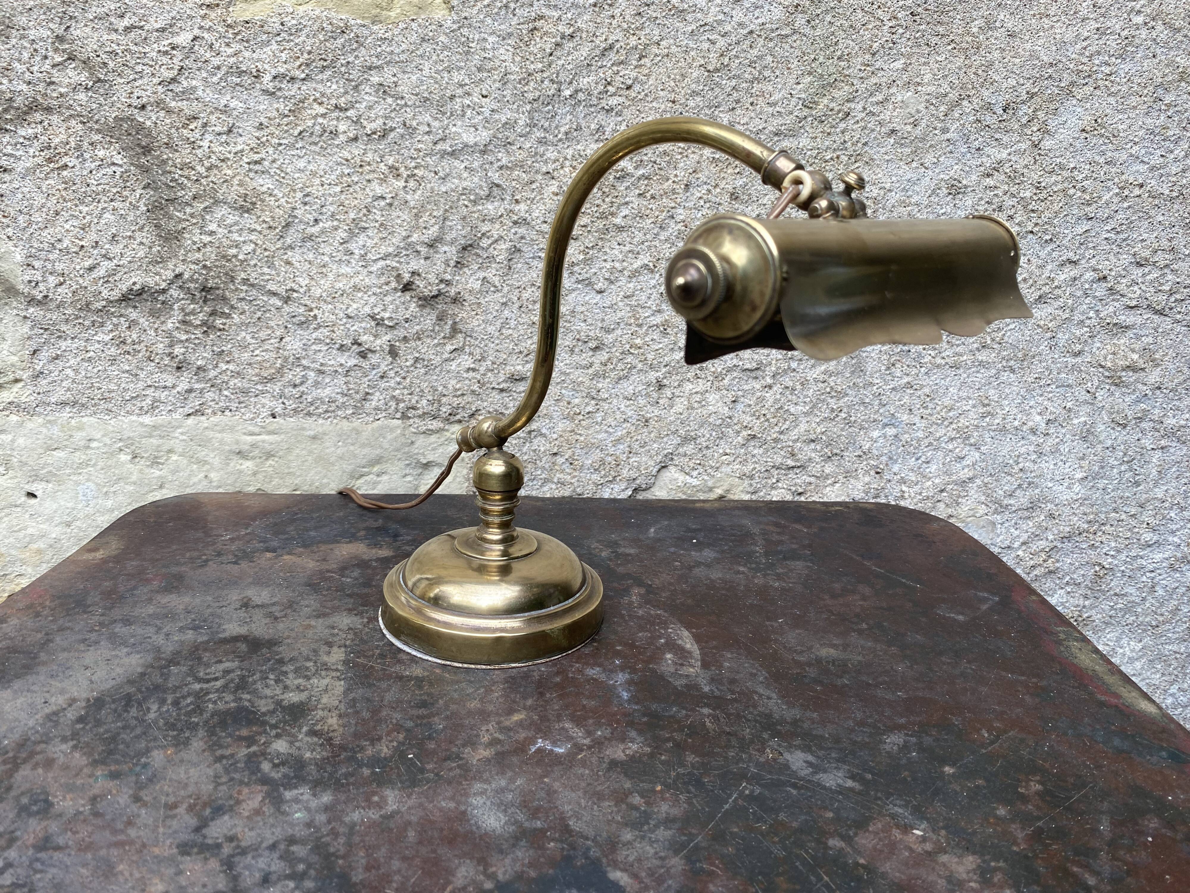 Brass piano lamp