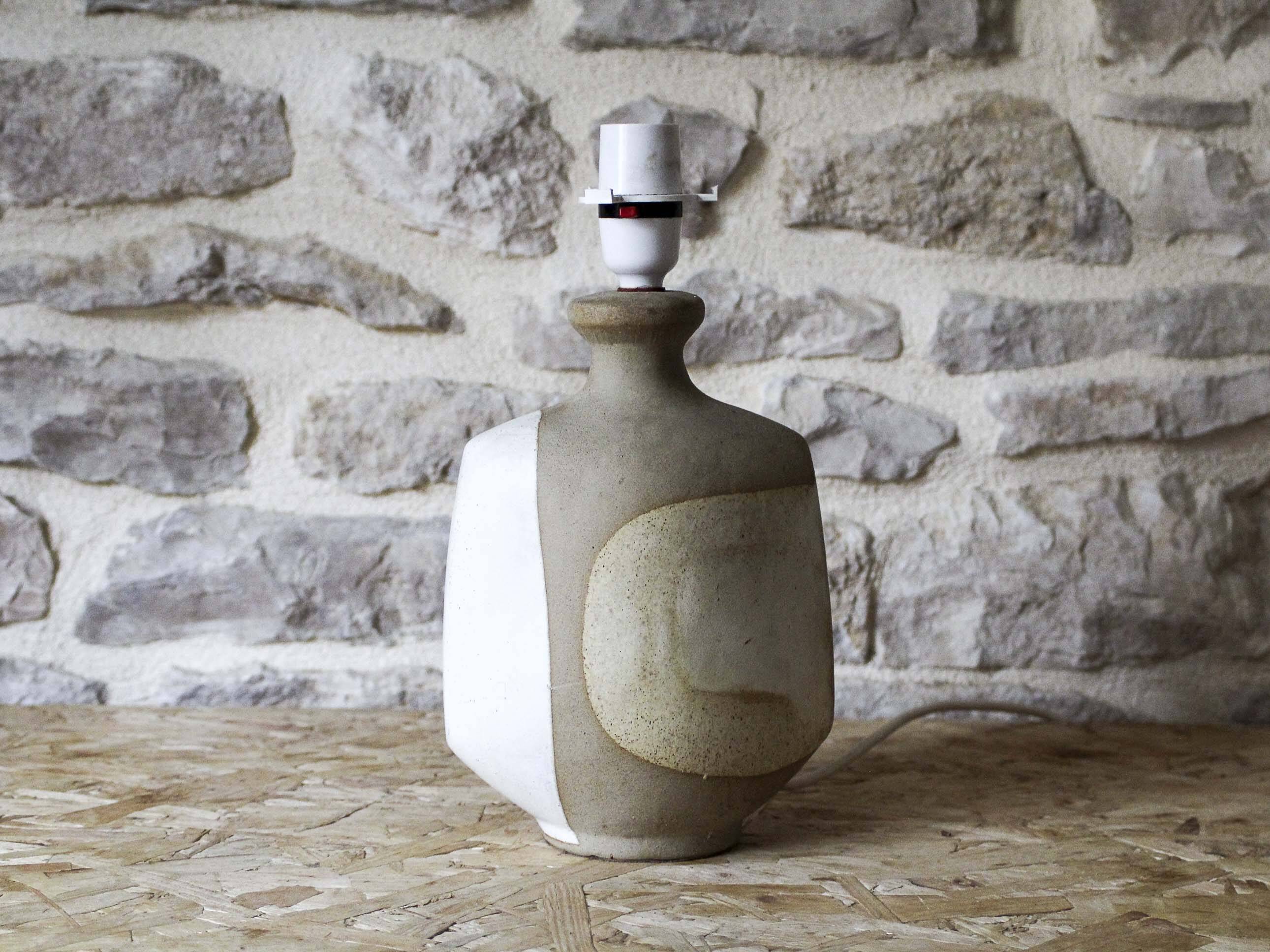 Ceramic lamp base Peter Ellery Tremaen Pottery 70s