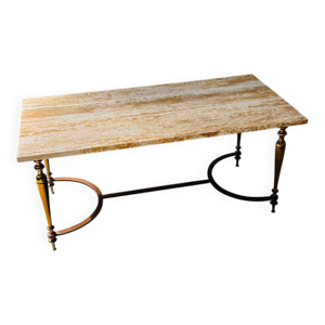 Table basse en travertin - 1970