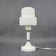Opaline Glass and Brass Table Lamp Drukov Brno, Czechoslovakia, 1970s