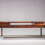 Mid-Century Modern Jacaranda Itamaraty Desk by Sergio Rodrigues for Oca, Brazil, 1960s