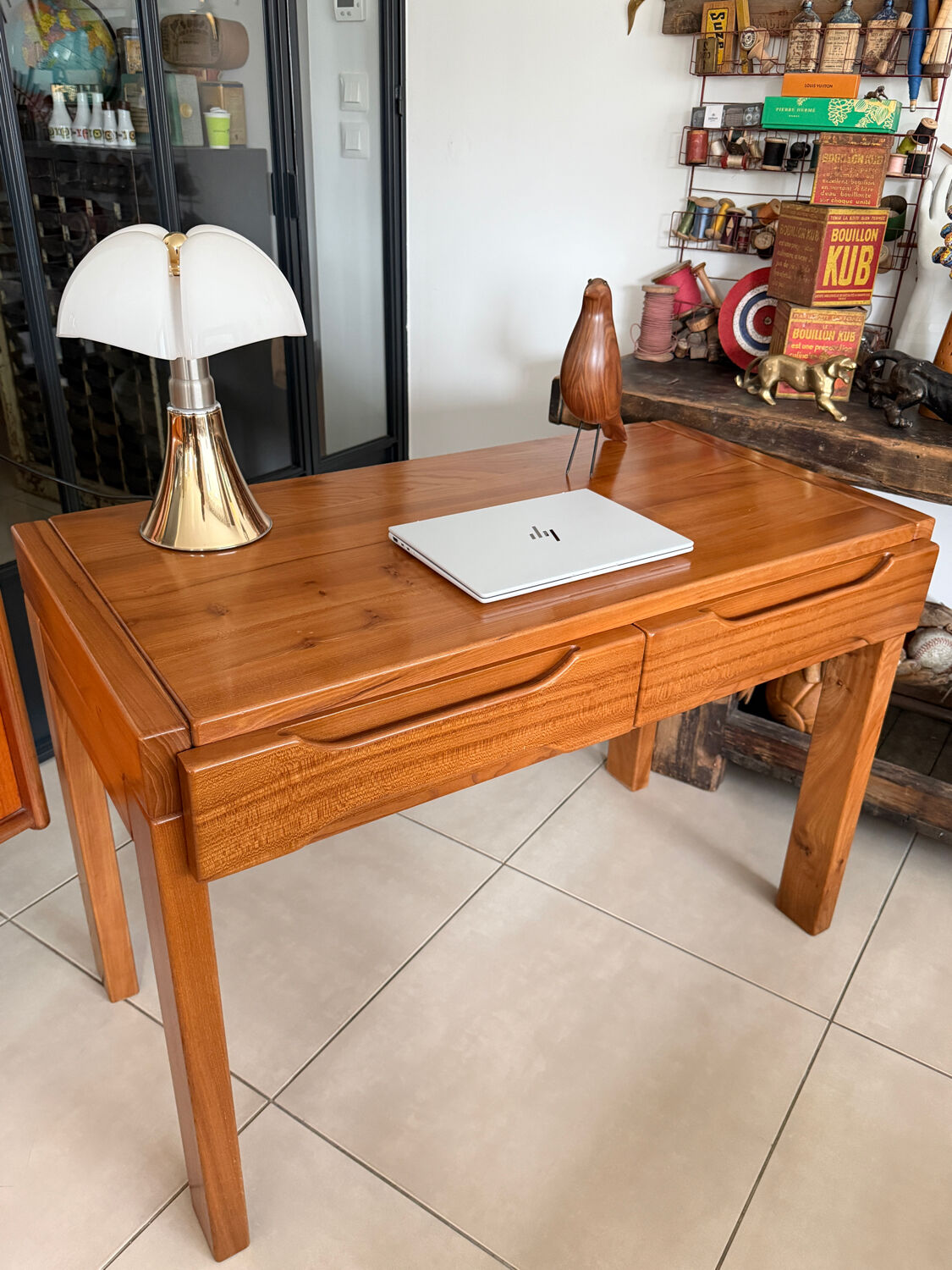 Solid elm desk – Maison Regain Edition