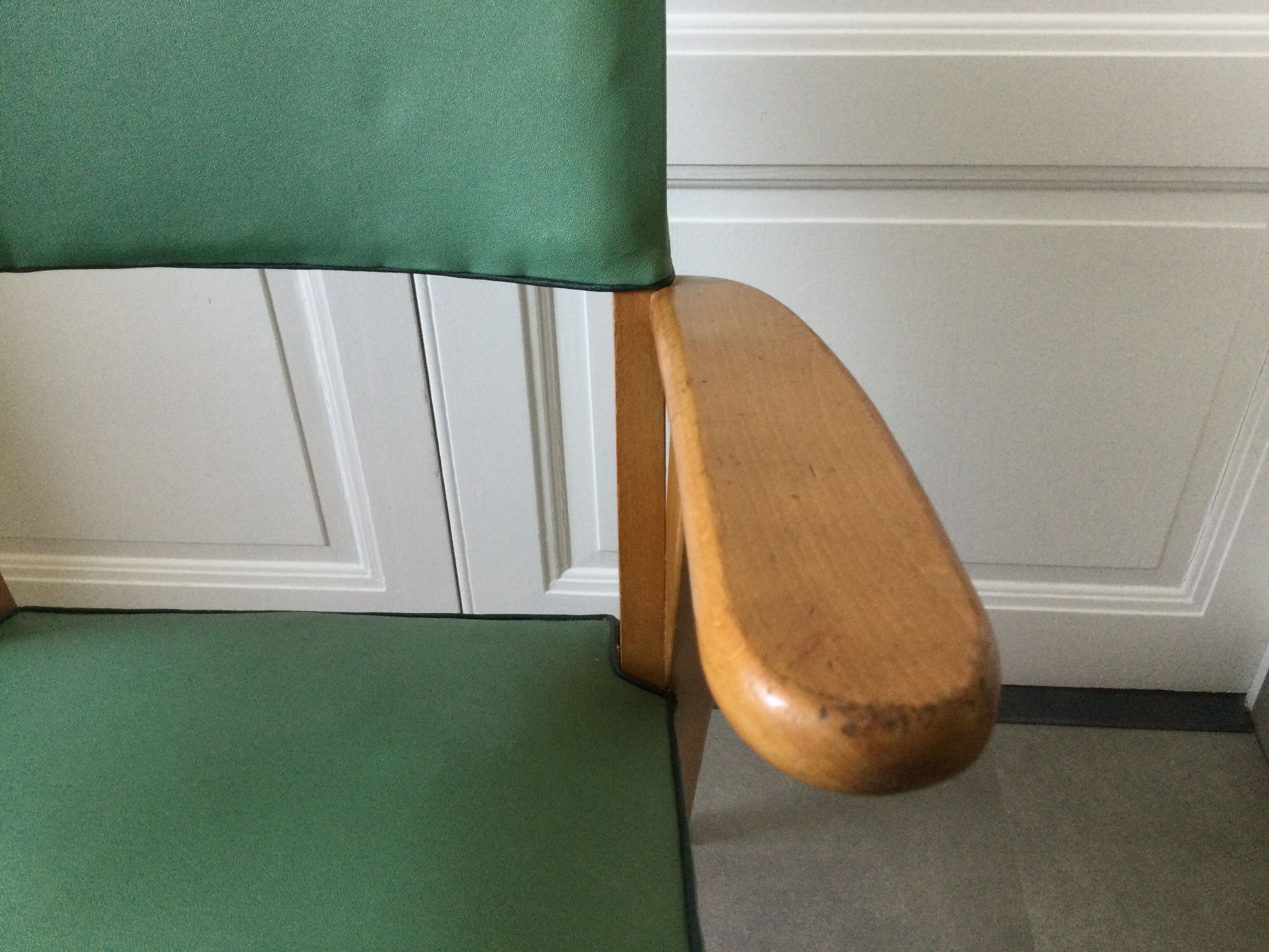 Vintage 50s bridge chair