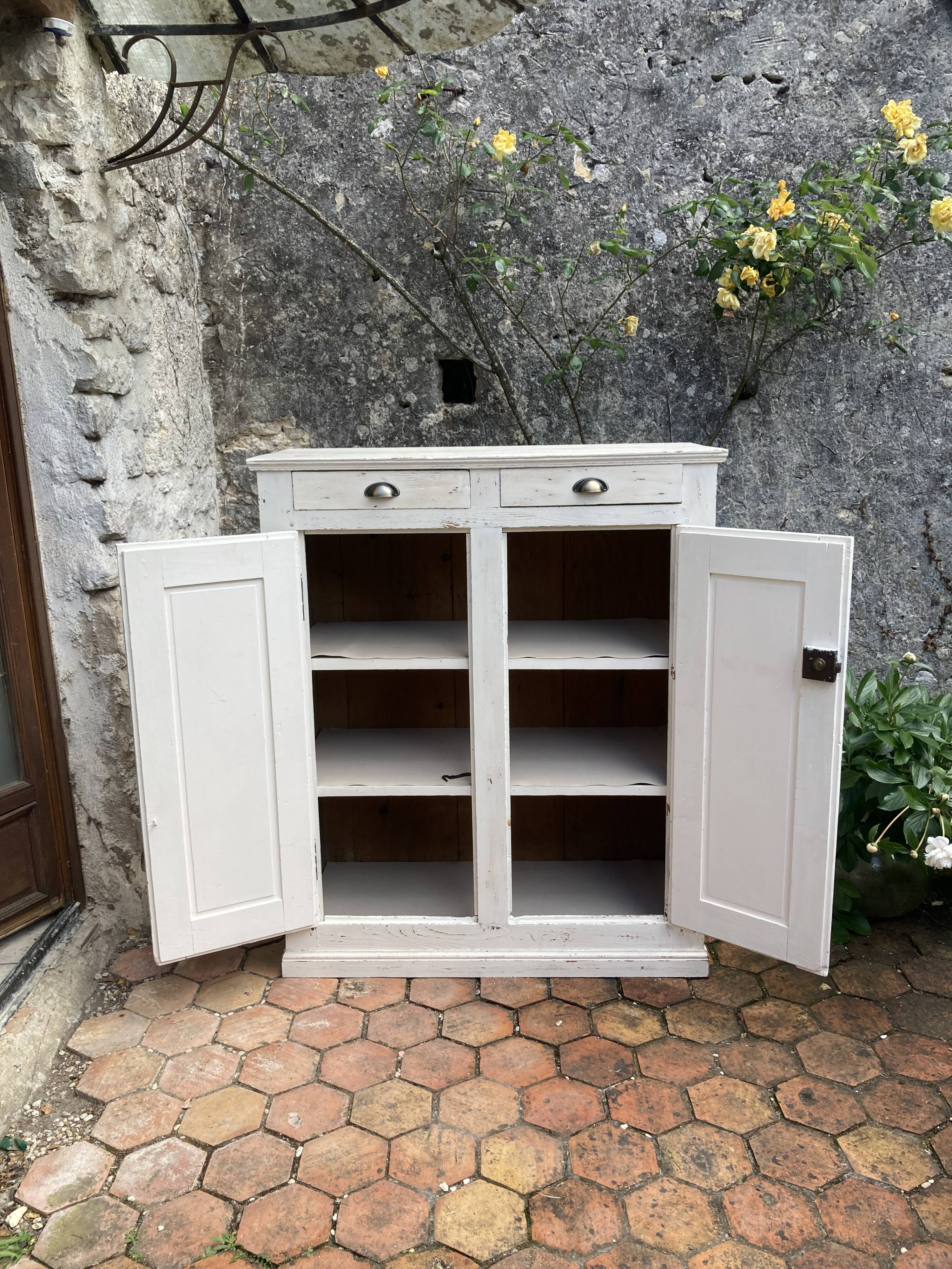 Large antique sideboard - small vintage cabinet