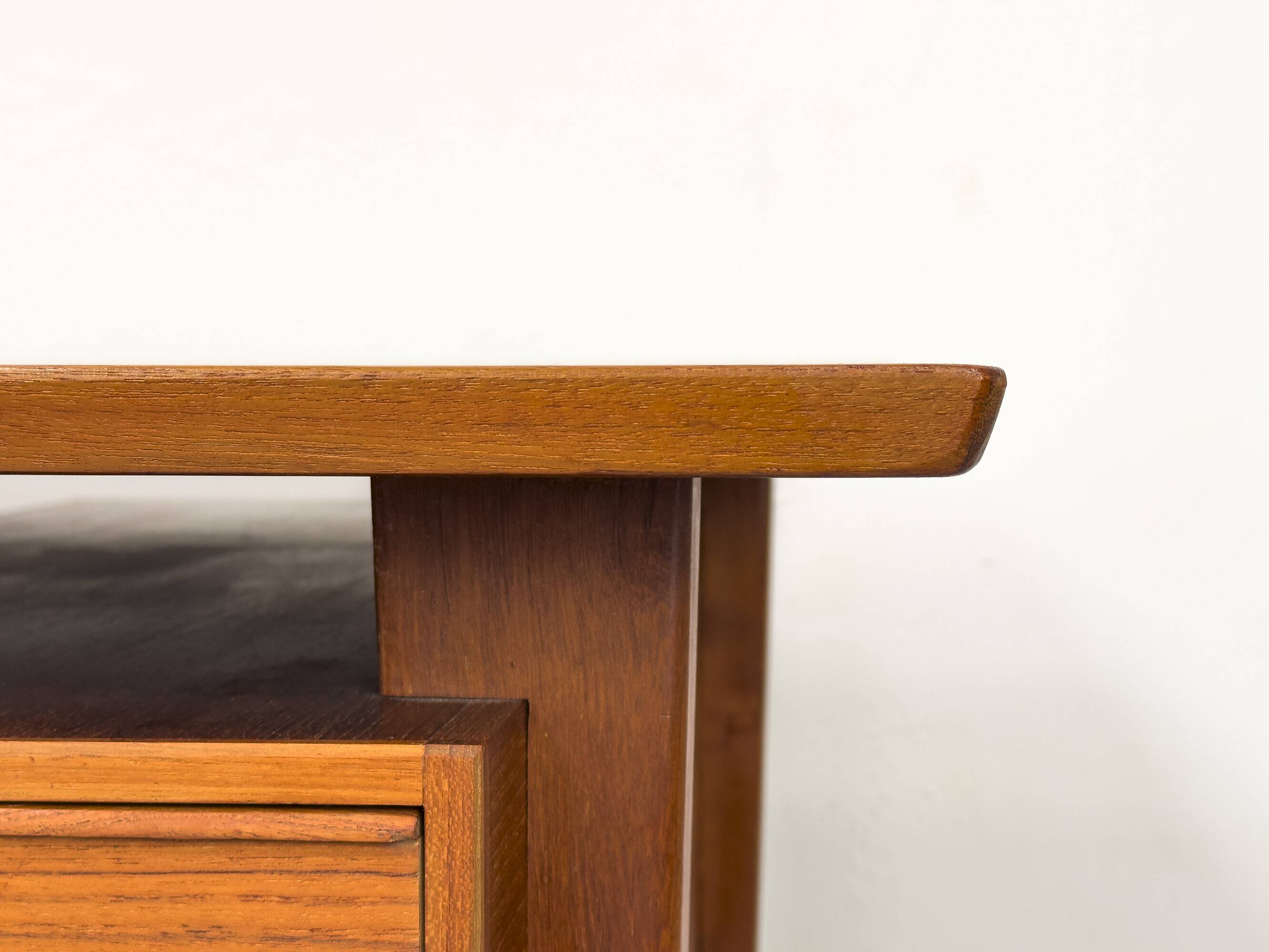 Danish Teak Desk with Drawers by H. Jørgensen for Fredericia, 1960s