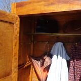 Louis Philippe wardrobe in solid elm