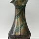 Verre tourmaline irisé Art Nouveau Weinfurter Glashutten Allemagne fabriqué dans les années 80