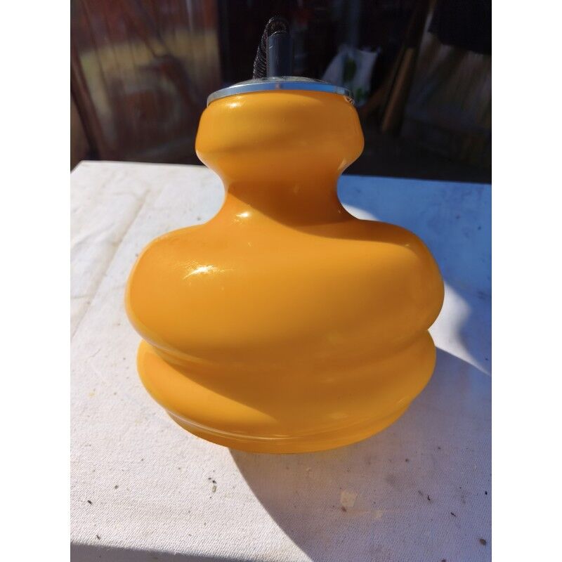 Vintage orange opaline suspension
