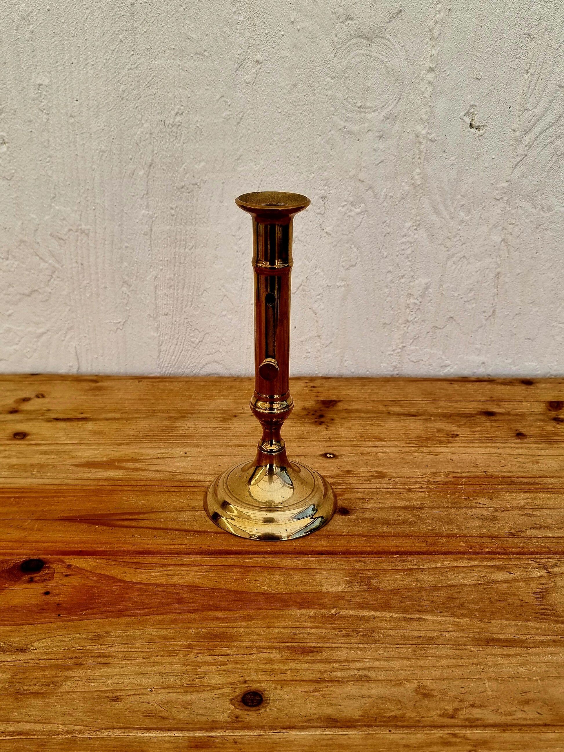 Bougeoir en laiton vintage
