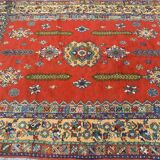 Moroccan vintage carpet handmade flap 175x255 cm