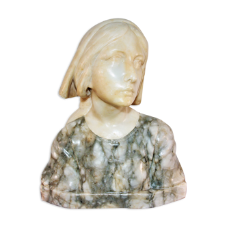 Bust of Joan of Arc by Guglielmo Pugi (1850-1915), c. 1900