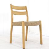 Lot de 6 chaises en chêne EMC Mobler 'Lem' - design danois - chêne