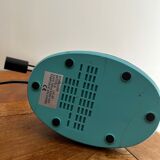 Blue memphis style table lamp