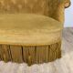 Sofa yellow velvet