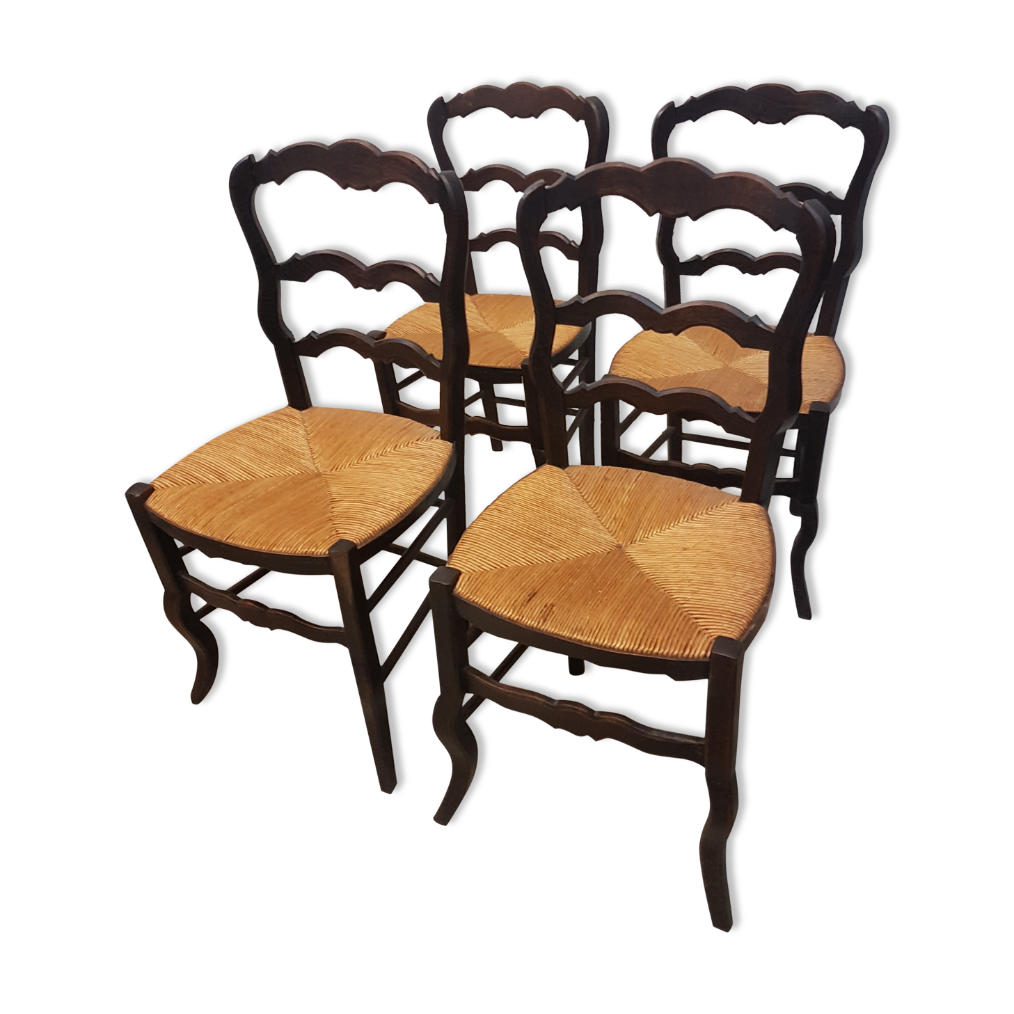 Series of 4 chairs