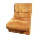 Armchair Jacques Charpentier chocolate skin