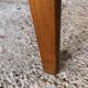 Set of 4 scandinavian chairs in blond teak and black skai 60s