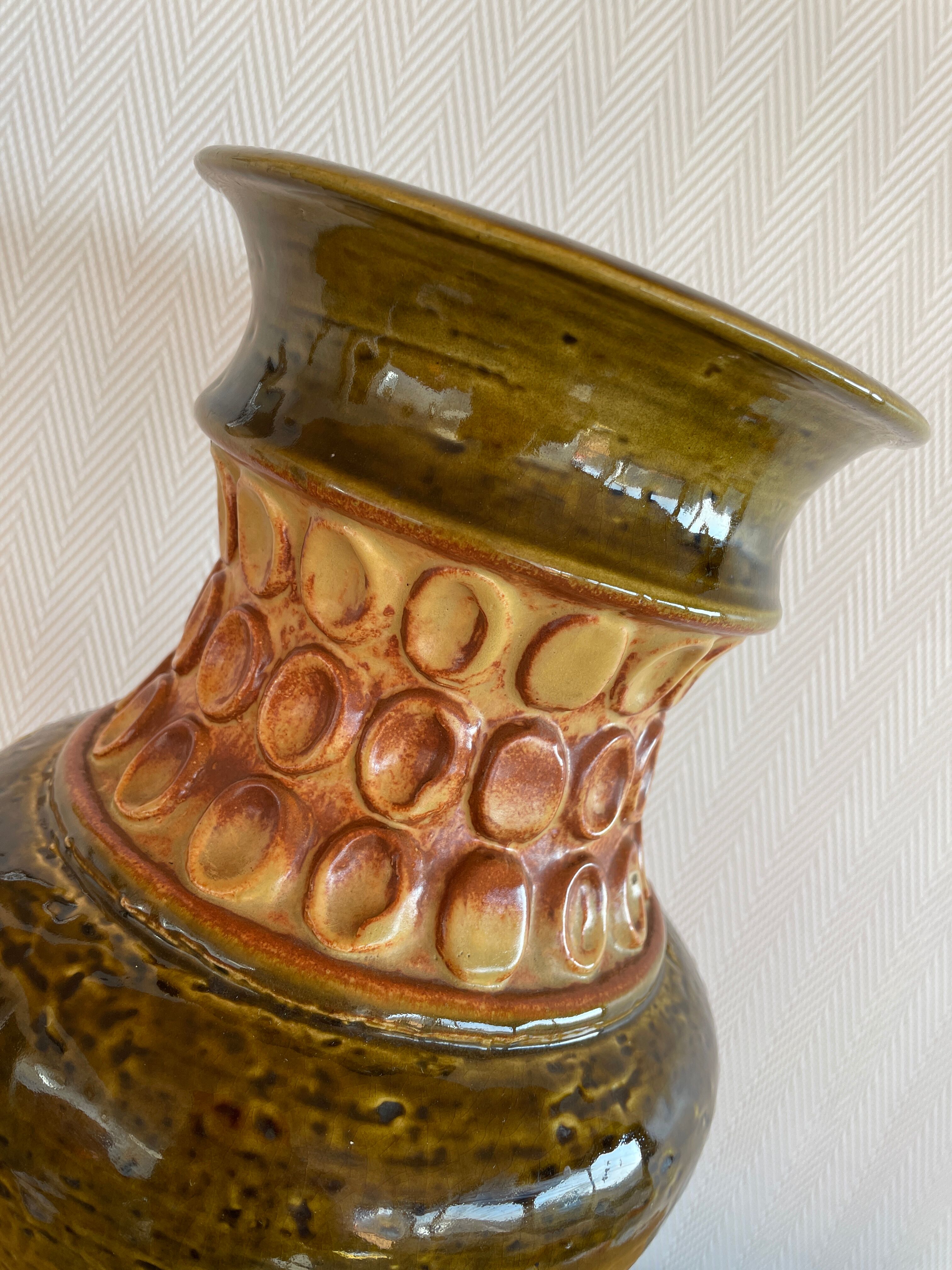 Vintage 70s ceramic vase