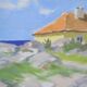 Ragnar Lindquist, Swedish Modern Landscape, 1960s, Oil on Canvas, Framed