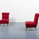 Pair of Italian accent chairs from the 1950s