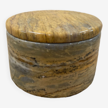 Round old alabaster box
