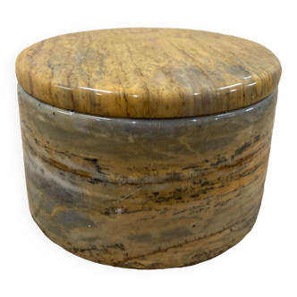 Round old alabaster box