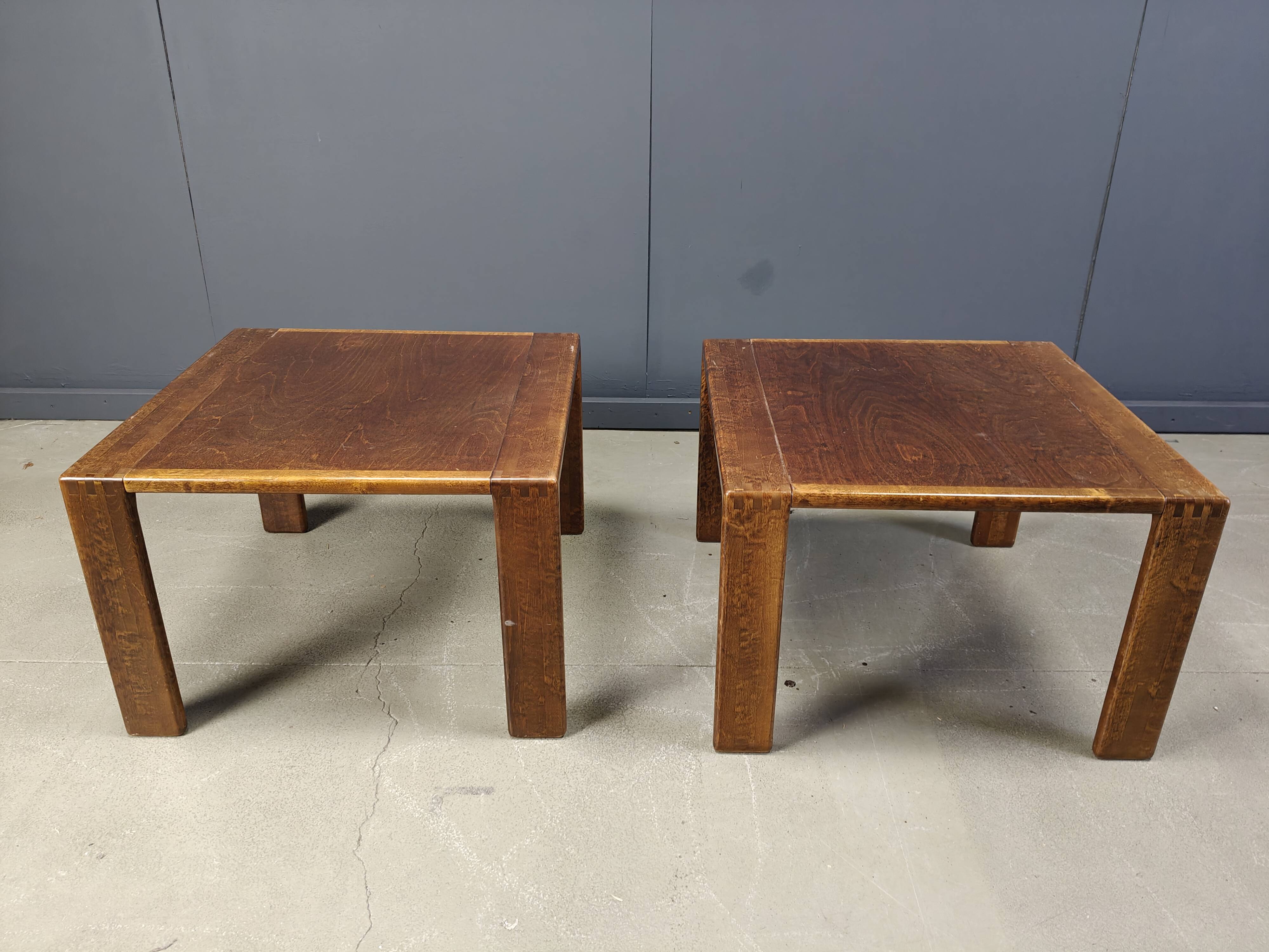 Paire de tables basses Bonanza par Asko, Finlande, 1960
