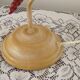 Vintage French Goose Neck Lamp - Grape Detail - Opaque Glass Shade