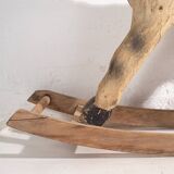 Cheval à bascule ancien (France, vers 1920)