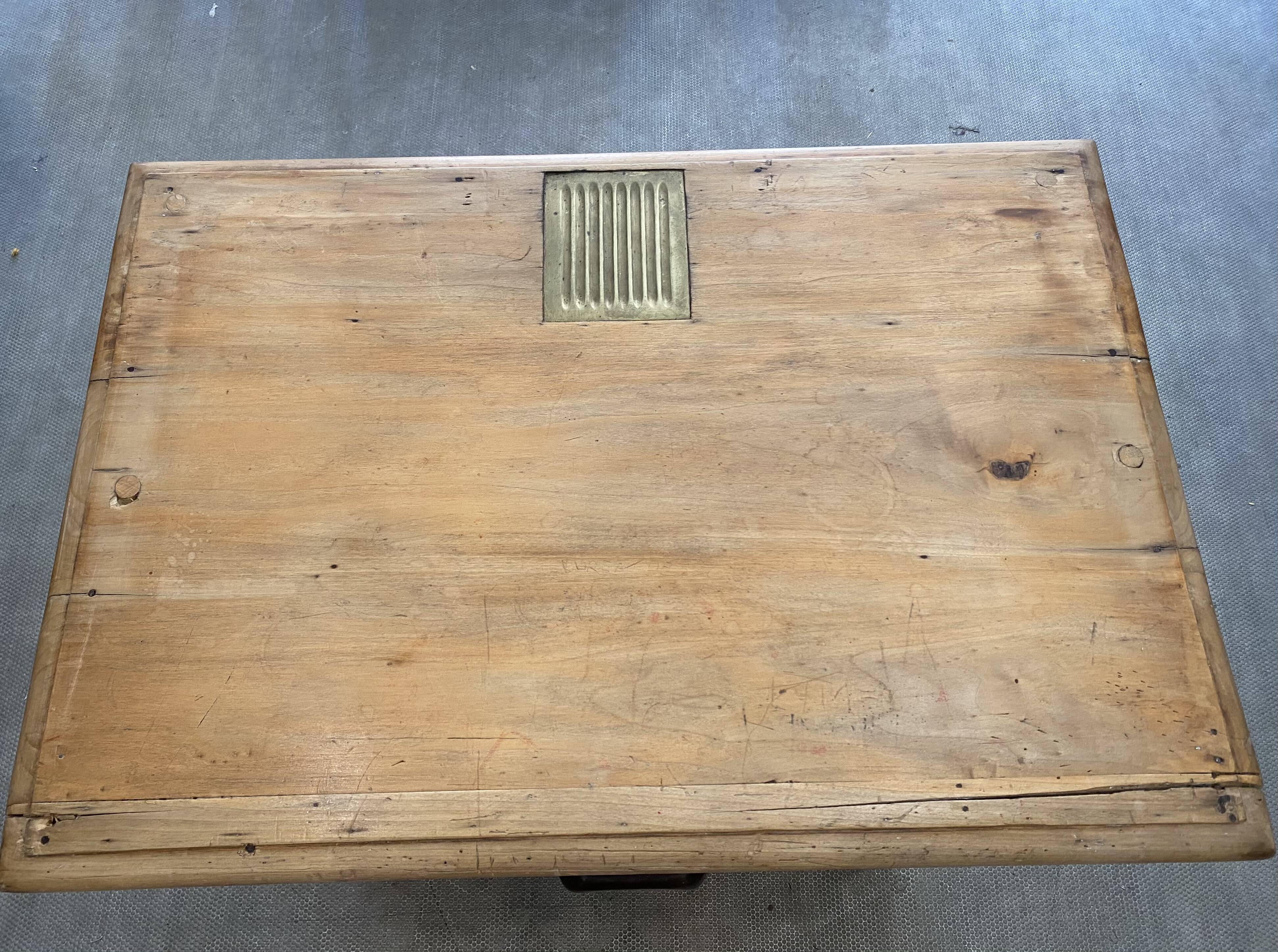 Vintage store checkout counter