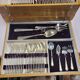 Cutlery set 170 pieces in chrome metal Goldsmith Chrysalia