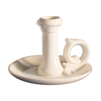 artisanal hand candle holder from the French house Moustiers