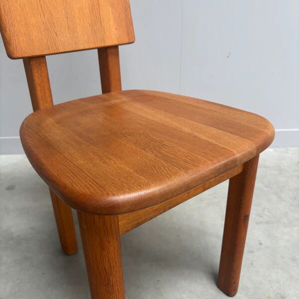 Vintage oak dining chairs by Wasa, 1990s